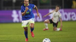 Marta ao serviço da seleção brasileira