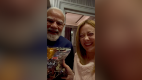 'Melody' para Meloni: piada com caramelos oferecidos pelo primeiro-ministro indiano a Giorgia Meloni torna-se viral