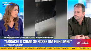 «Abracei-o como se fosse meu filho»: padeiro que encontrou crianças francesas conta no NOW como tudo aconteceu