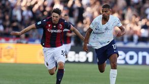 Jogo emotivo em Bolonha termina empatado com seis golos