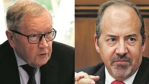 Regling e Santos Pereira na conferência do Now