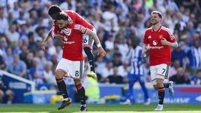 Bruno Fernandes celebra