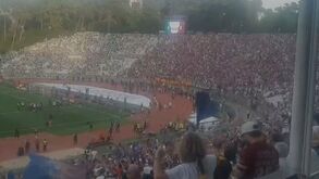 Loucura na bancada do Torreense com a conquista histórica da Taça de Portugal