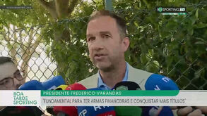 Frederico Varandas responde a Villas-Boas: «Cada vez que fala, é sobre o Sporting. É um grande elogio»