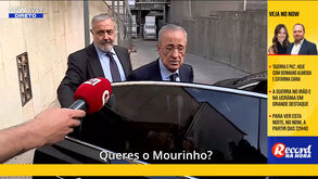 Florentino Pérez irónico sobre Mourinho: «Estou a pensar ser eu o treinador...»