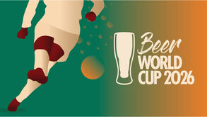 Celebração da Beer World Cup 2026 com futebol e cerveja
