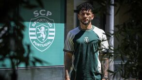 Tal como tem sido habitual desde que chegou a Portugal, Suárez não fugiu às questões  e sempre muito expressivo 