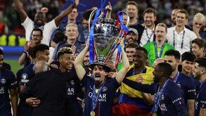 PSG no topo da Europa com portugueses no centro da festa