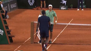 Jaime Faria 'pegado' com Frances Tiafoe em Roland Garros: «Não és durão, mano!»