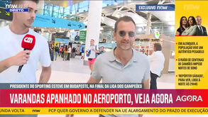 Frederico Varandas em silêncio sobre o mercado do Sporting na chegada a Lisboa após a final da Champions