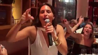 «Está louca»: Kika Nazareth canta música para Patri após Barcelona garantir final da Champions