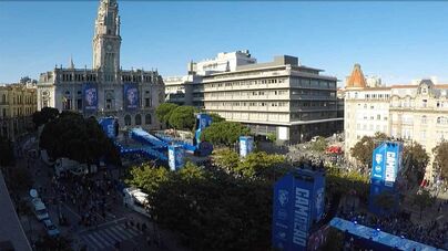 Transmissão em direto da festa do FC Porto