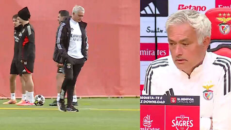 Mourinho: «O Benfica é muito maior do que eu, do que qualquer treinador, jogador ou presidente»