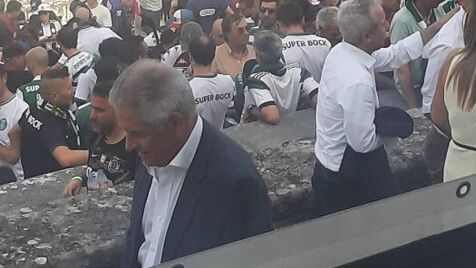 Luís Filipe Vieira no Jamor a assistir à final da Taça de Portugal