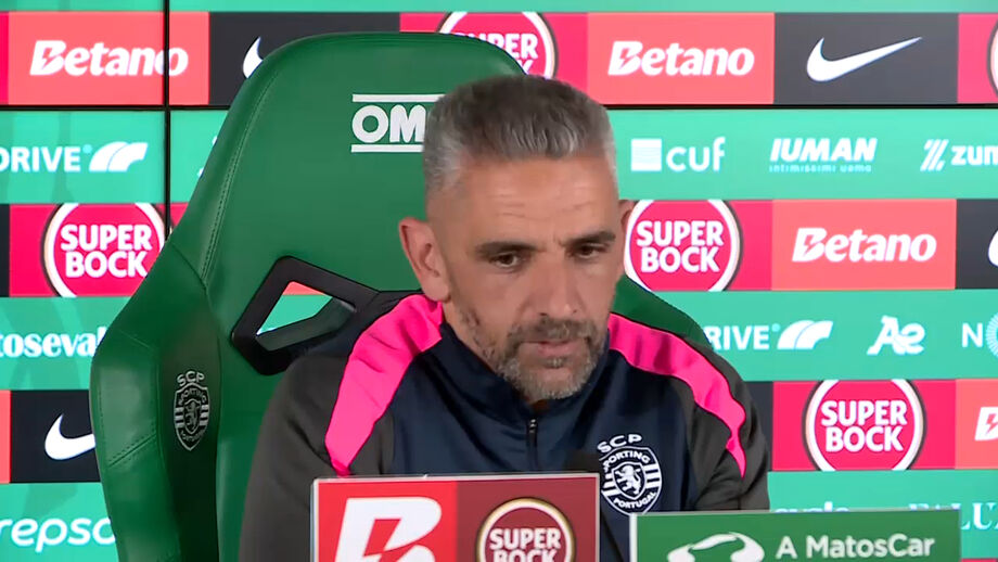 Treinador do Sporting fez a antevisão ao jogo com o V. Guimarães