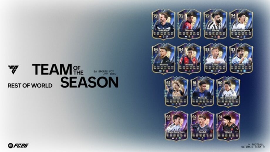 Resto do Mundo: EA Sports FC anuncia Equipa do Ano