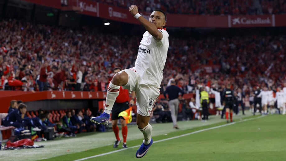 Alexis Sánchez marcou o único golo do Sevilha frente à Real Sociedad