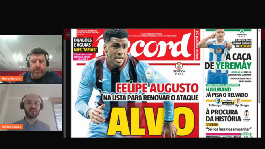 A análise à atualidade desportiva desta quinta-feira