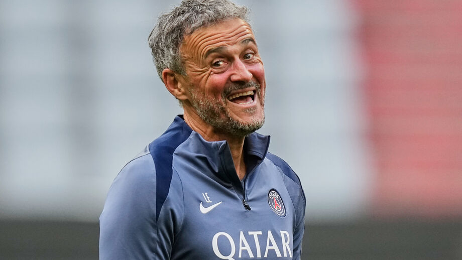Luis Enrique, treinador do PSG