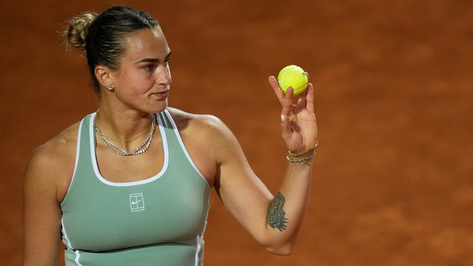 Aryna Sabalenka, n.º 1 do ranking mundial, é bielorrussa