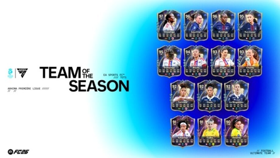 EA Sports FC revela a Equipa do Ano da Arkema Première Ligue