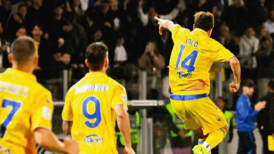 Frosinone festeja subida à Serie A, dois anos depois
