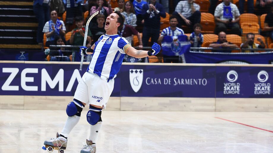 Gonçalo Alves celebra conquista da Champions pelo FC Porto 