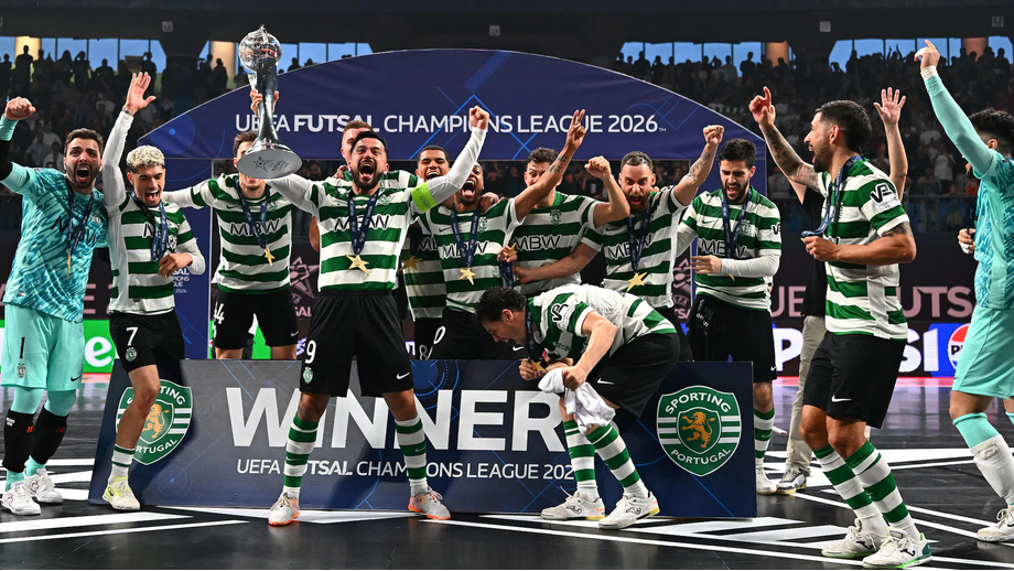 Capitão João Matos levanta mais uma Liga dos Campeões pelo Sporting