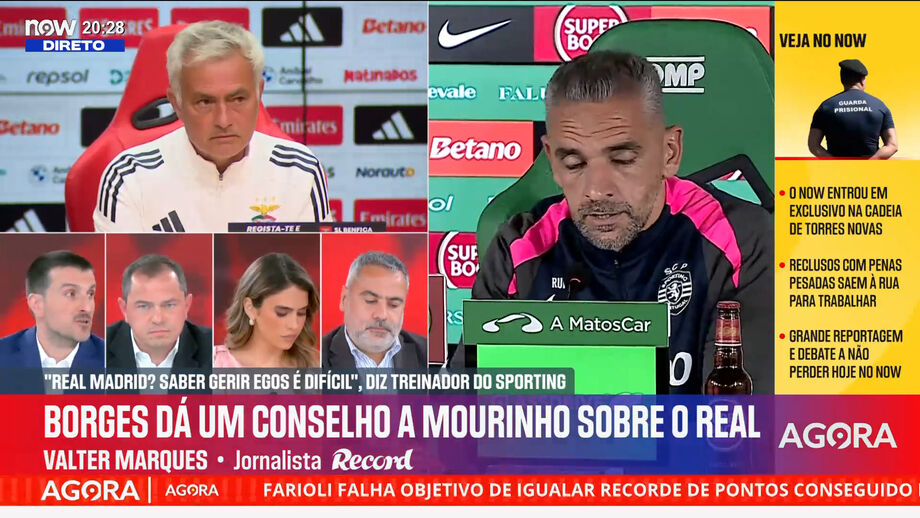 Futuro do treinador do Benfica em debate no programa 'Record na Hora'