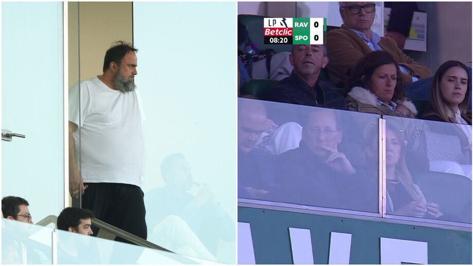 Marinakis e John Textor assistem ao Rio Ave-Sporting
