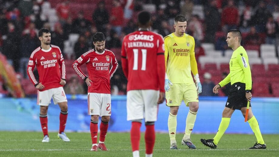 Benfica cai para terceiro após o empate frente ao Sp. Braga