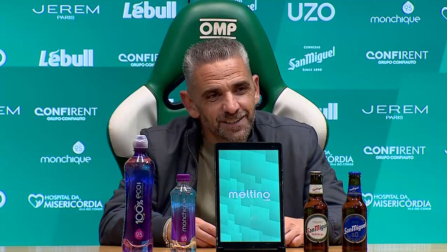 Rui Borges, treinador do Sporting, após a goleada sobre o Rio Ave