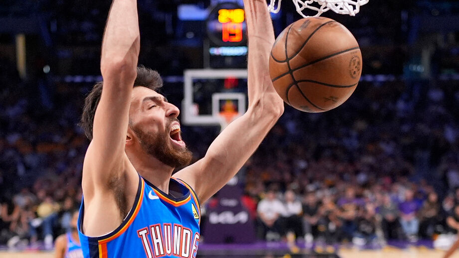 Chet Holmgren, extremo e poste dos Oklahoma City Thunder
