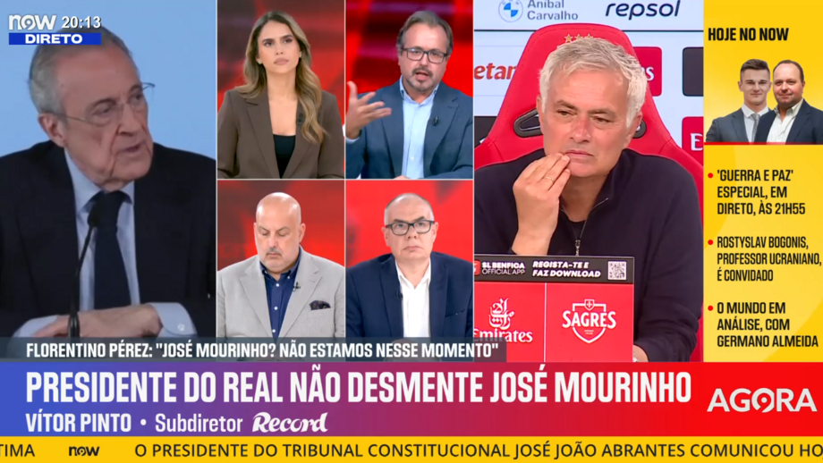 Subdiretor de Record reage às palavras de Florentino Pérez no Record na Hora