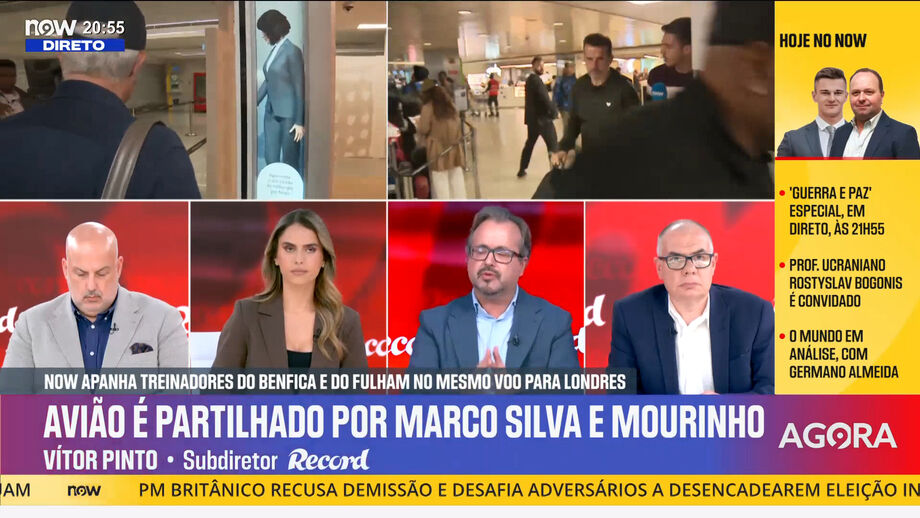 Subdiretor de Record em declarações no programa 'Record na Hora' no Now