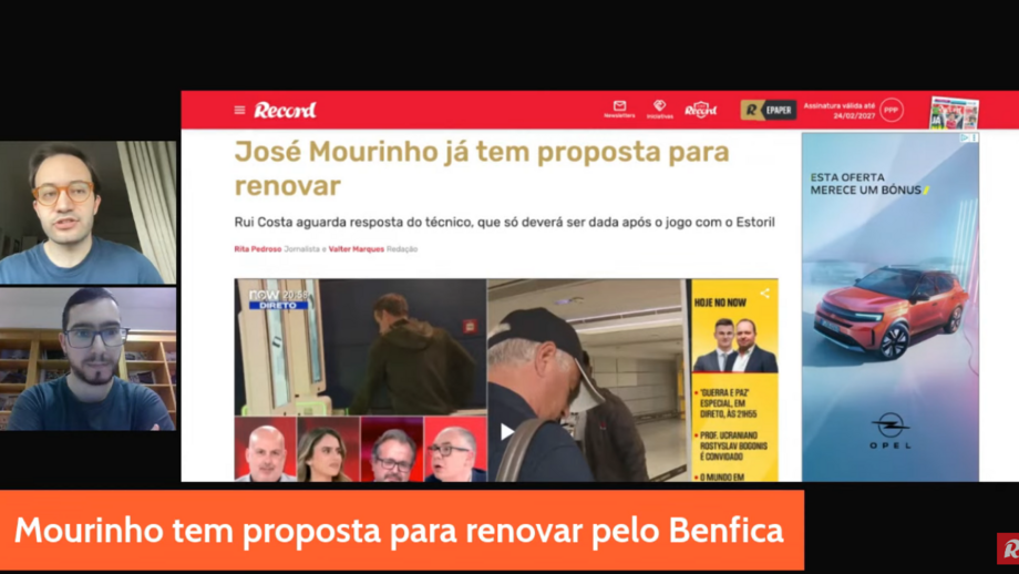 Os temas que marcam a atualidade desportiva esta quarta-feira