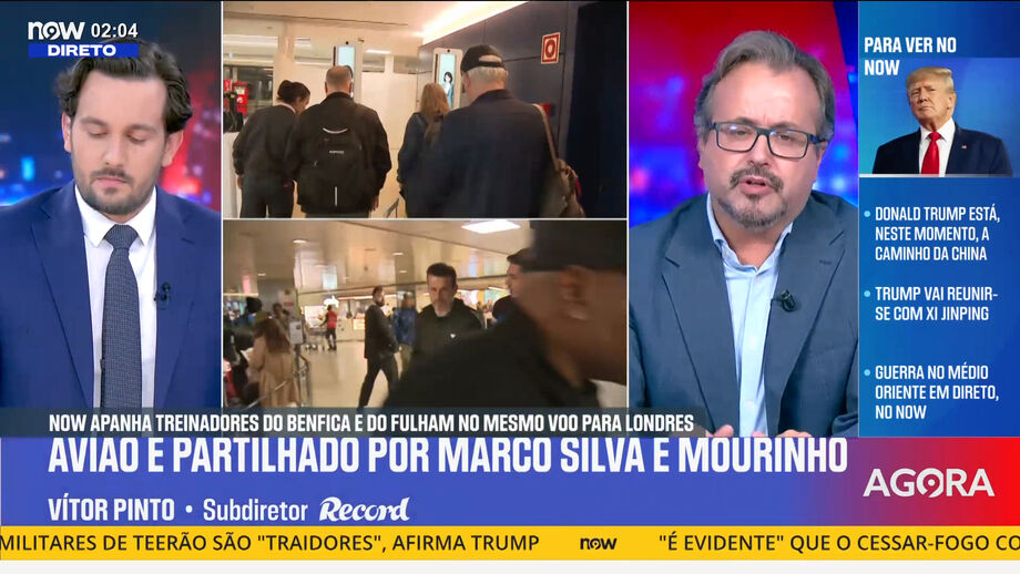 «Mourinho e Marco Silva no mesmo avião causou preocupação e houve várias pessoas a querer perceber se tinha havido algum problema»