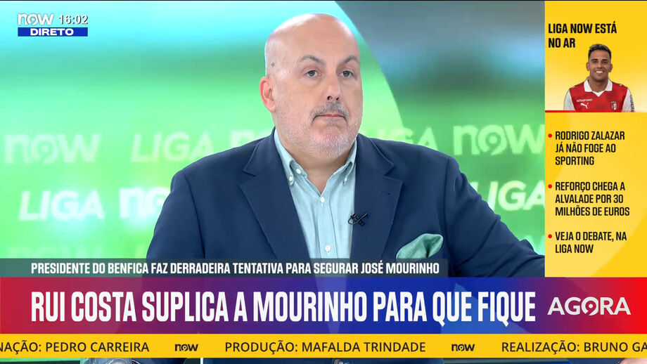 Pedro Sousa, diretor executivo da CM Rádio, em declarações na Liga Now