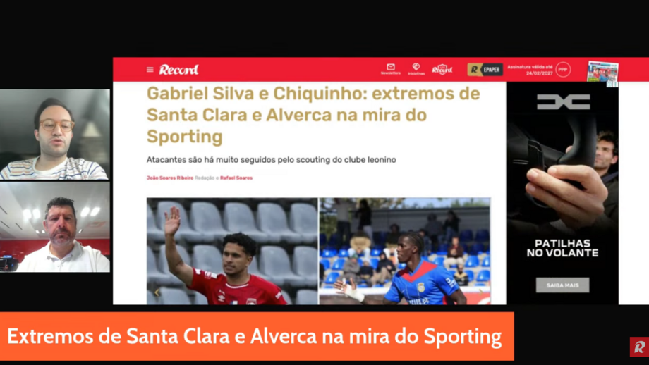 A análise aos temas que marcam a atualidade desportiva esta quinta-feira