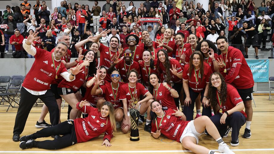 Benfica tricampeão nacional feminino após vencer Quinta dos Lombos