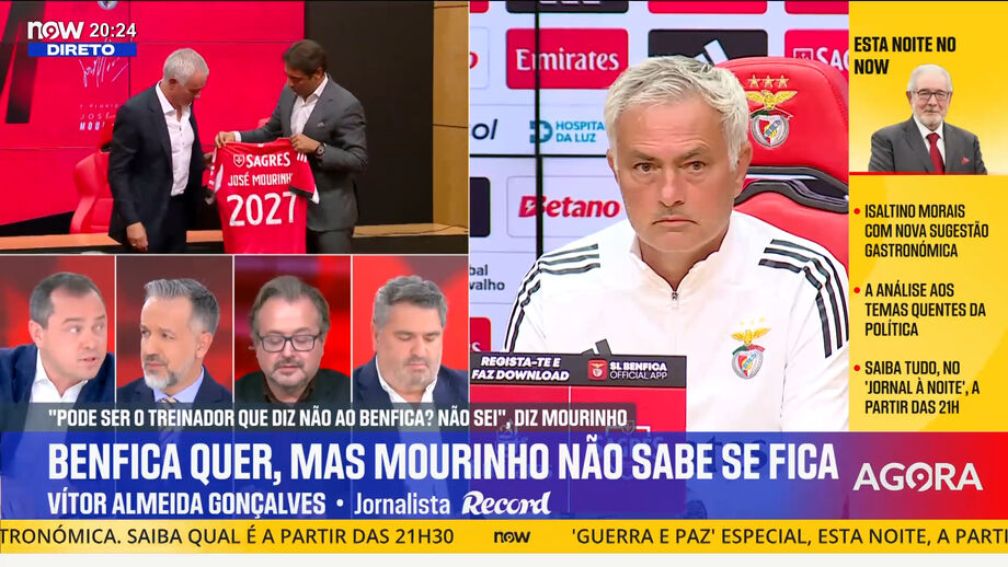 Bernardo Ribeiro e Vítor Almeida Gonçalves falam do futuro do treinador do Benfica