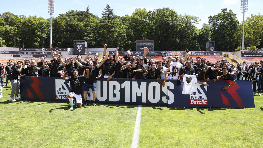 A festa do AC. Viseu  com a subida de divisão