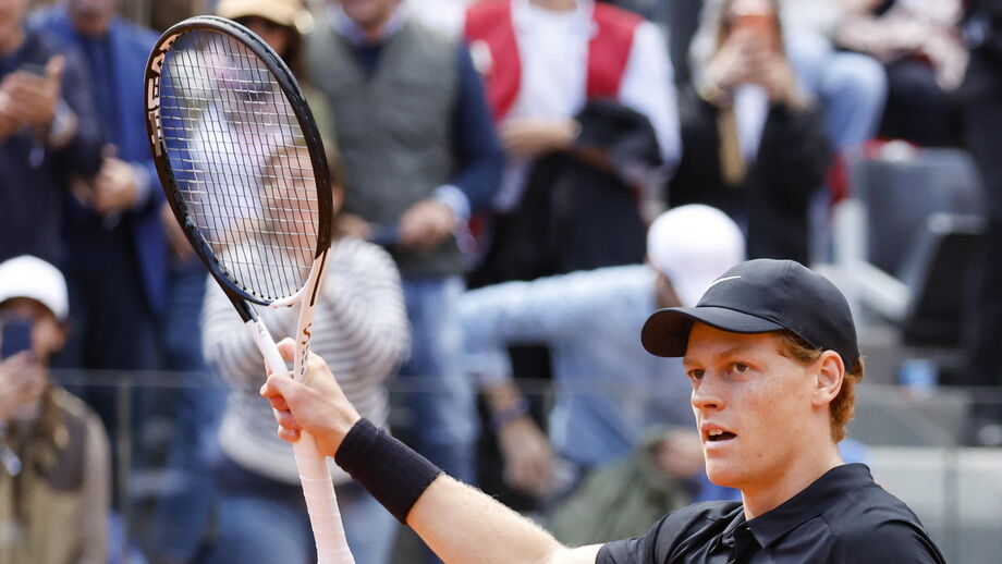 Jannik Sinner nas meias-finais do Masters 1.000 em Roma