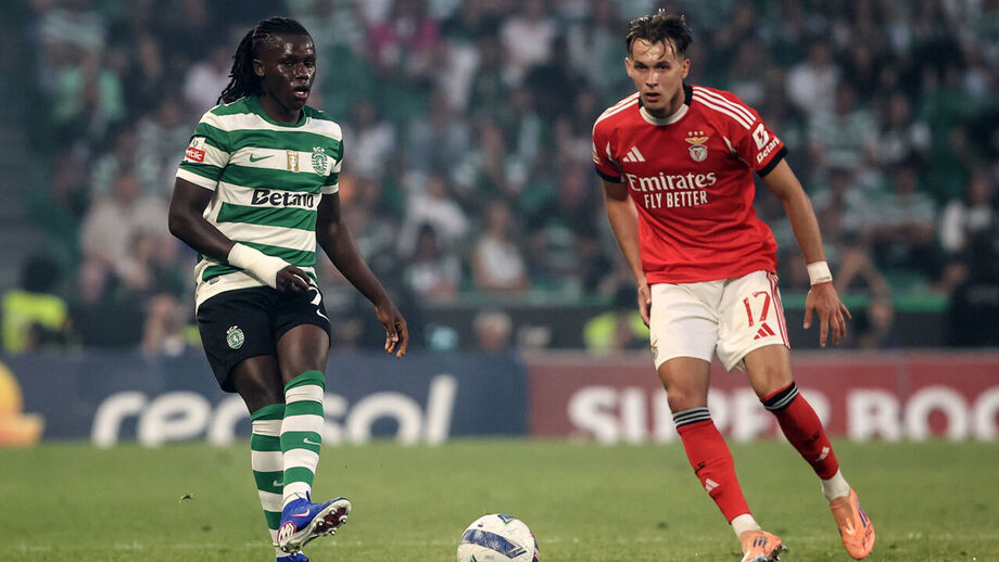 Quenda e Dedic no Sporting-Benfica do mês passado