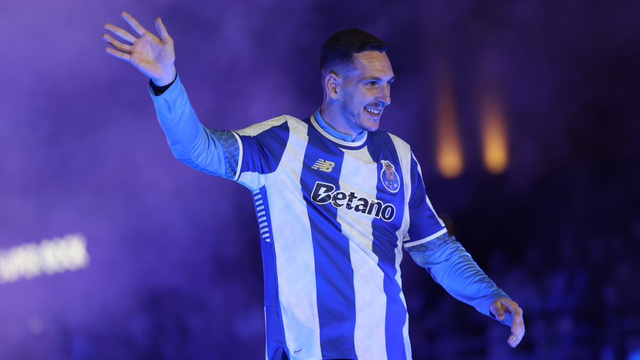 João Costa na festa de campeão do FC Porto
