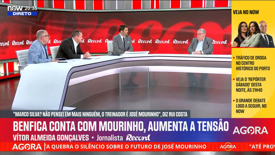 Luís Pedro Sousa, Vítor Almeida Gonçalves e José Manuel Freitas analisam declarações do presidente do Benfica