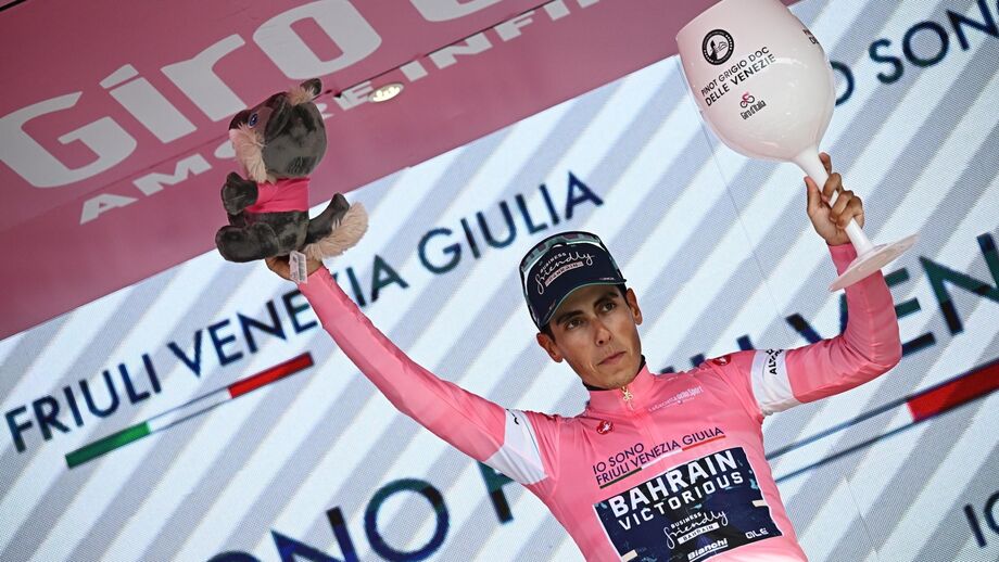 Ciclista mantém camisola rosa no Giro