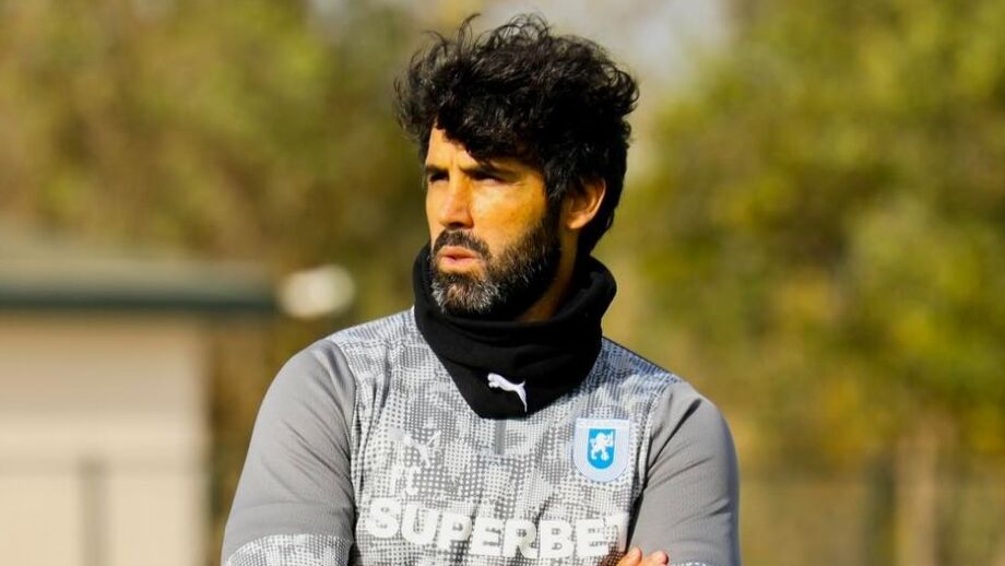 Filipe Coelho no treino