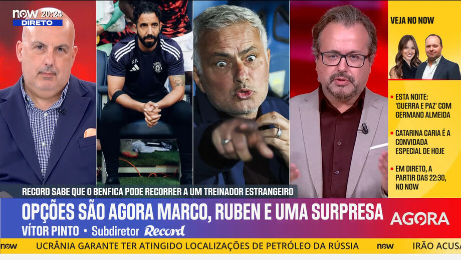 Subdiretor de Record e Pedro Sousa, diretor executivo da CM Rádio, abordam perfil do próximo treinador do Benfica