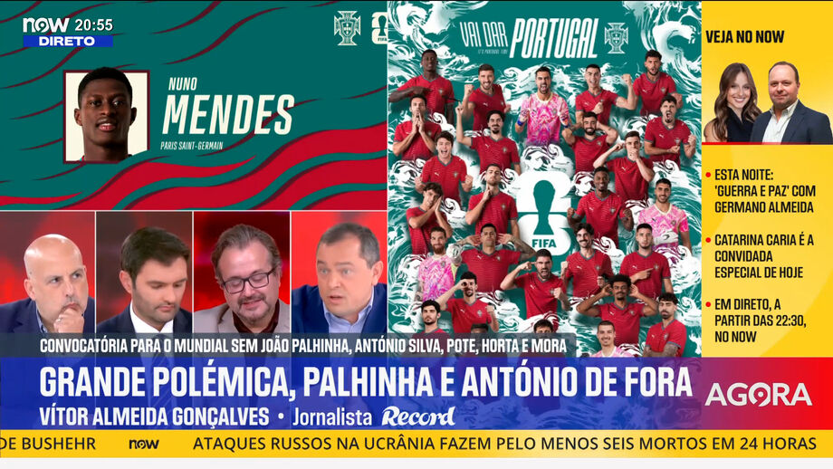 Editor de Record analisa convocatória de Portugal para o Mundial'2026